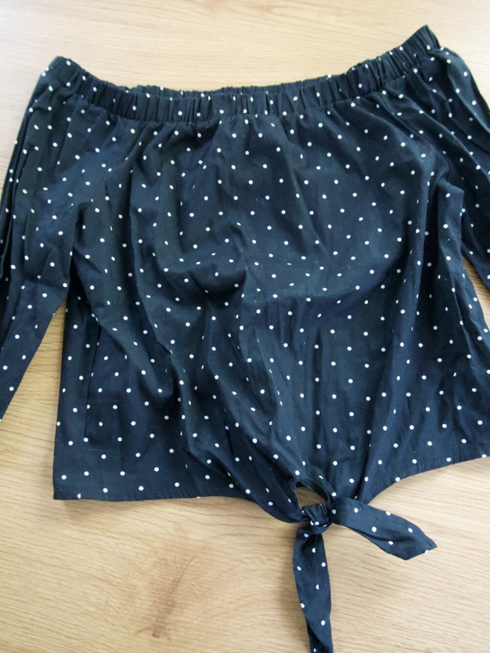 Cropped Polka Dot Top